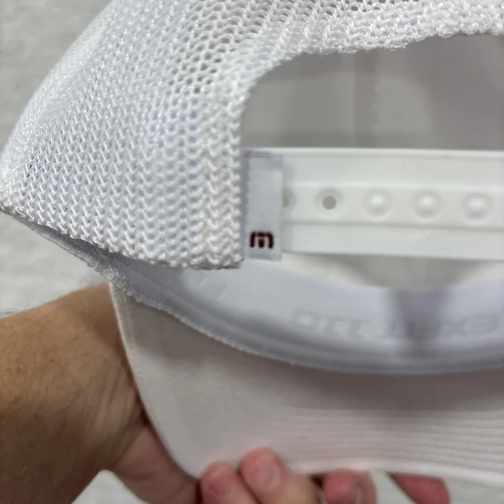 Travis Matthew Golf Caps, White, Limited Edition Holiday Design